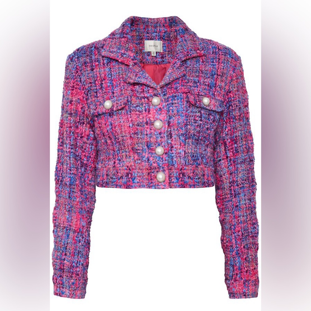 Gestuz Kaufen Pink Multi Tweed NyaGZ Casual Jacket